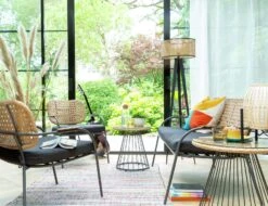 Habitat Noah 4 Seater Metal Garden Sofa Set - Black & Oak 25 Habitat Noah 4 Seater Metal Garden Sofa Set - Black & Oak -Home Furnishing Store 9507092 R Z008C