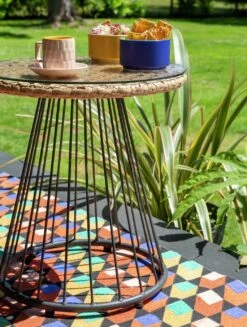 Habitat Noah 4 Seater Metal Garden Sofa Set - Black & Oak 26 Habitat Noah 4 Seater Metal Garden Sofa Set - Black & Oak -Home Furnishing Store 9507092 R Z009C