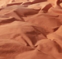 Habitat Cotton Linen Plain Rust Bedding Set - Double -Home Furnishing Store 9513914 R Z005A