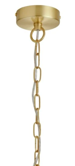 Habitat Presley Glass 8 Tier Chandelier - Brass -Home Furnishing Store 9514449 R Z003A