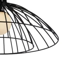 Habitat Kiso 2 Tier Opal Flush To Ceiling Light - Black -Home Furnishing Store 9516241 R Z004A