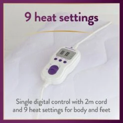 Slumberdown Perfectly Warm Luxury Electric Blanket-Double -Home Furnishing Store 9519767 R Z003A