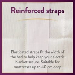 Slumberdown Perfectly Warm Luxury Electric Blanket-Double -Home Furnishing Store 9519767 R Z009A