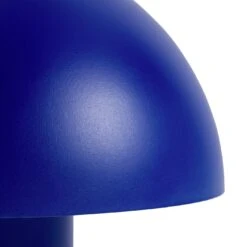 Habitat Ngami Mushroom Aluminium LED Touch Table Lamp - Blue -Home Furnishing Store 9521535 R Z002A