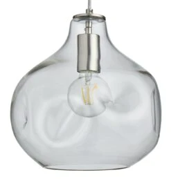 Habitat Ori Dimple Glass Pendant - Clear -Home Furnishing Store 9525067 R Z002A