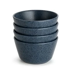 Habitat Addison Set Of 4 Stoneware Cereal Bowl - Blue -Home Furnishing Store 9525201 R Z002A
