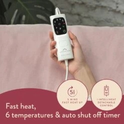 Dreamland Snuggle Up Pink Heated Throw - Large 12 Dreamland Snuggle Up Pink Heated Throw - Large -Home Furnishing Store 9528332 R Z004A