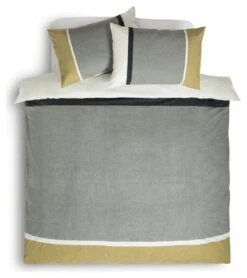 Habitat Country Block Stripe Grey Bedding Set - Single -Home Furnishing Store 9528741 R Z002A