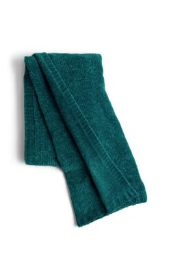Habitat Chenille Throw - Teal Blue - 125x150cm