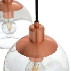 Habitat Coleman Metal 3 Light Bar Pendant Light - Copper -Home Furnishing Store 9536128 R Z002A
