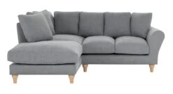 Habitat Carrie Fabric Left Hand Corner Chaise Sofa - Grey -Home Furnishing Store 9539084 R Z002A