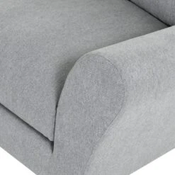 Habitat Carrie Fabric Left Hand Corner Chaise Sofa - Grey -Home Furnishing Store 9539084 R Z009A