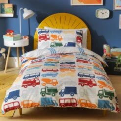 New Products 5 Habitat Kids Transport Multicolour Bedding Set - Single