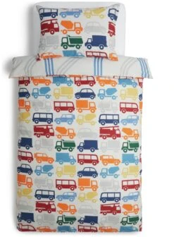 Habitat Kids Transport Multicolour Bedding Set - Single -Home Furnishing Store 9541429 R Z002A