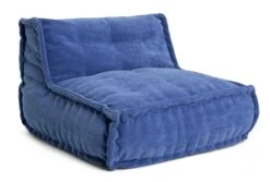Kaikoo Estelle Quilted Bean Bag - Blue 6 Kaikoo Estelle Quilted Bean Bag - Blue -Home Furnishing Store 9546527 R Z002A