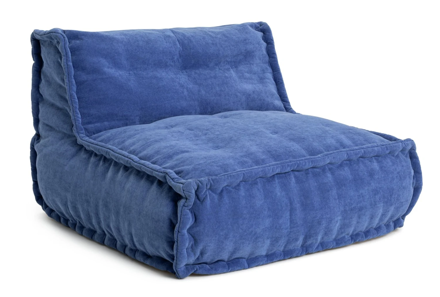 Kaikoo Estelle Quilted Bean Bag - Blue 3 Kaikoo Estelle Quilted Bean Bag - Blue - Image 3