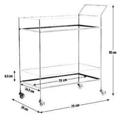 Habitat Monroe Drinks Trolley - Black 8 Habitat Monroe Drinks Trolley - Black -Home Furnishing Store 9547801 R E001