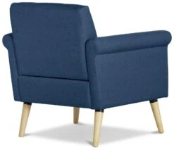 Habitat Evie Fabric Armchair In A Box - Navy -Home Furnishing Store 9551691 R Z003A