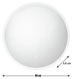 Habitat Circle Backlight LED Mirror - White 9 Habitat Circle Backlight LED Mirror - White -Home Furnishing Store 9559246 R E001