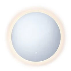 Habitat Circle Backlight LED Mirror - White 10 Habitat Circle Backlight LED Mirror - White -Home Furnishing Store 9559246 R Z002A