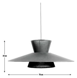 Habitat Linen Otton 2 Tier Easy Fit Shade - Black -Home Furnishing Store 9561478 R E001