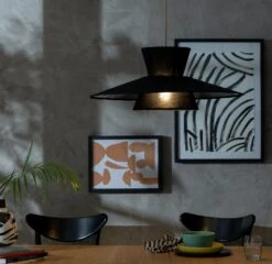 Habitat Linen Otton 2 Tier Easy Fit Shade - Black -Home Furnishing Store 9561478 R Z002C