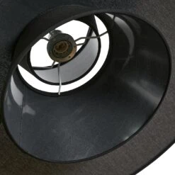 Habitat Linen Otton 2 Tier Easy Fit Shade - Black -Home Furnishing Store 9561478 R Z003A