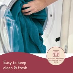 Dreamland Snuggle Up Teal Heated Throw - Large 13 Dreamland Snuggle Up Teal Heated Throw - Large -Home Furnishing Store 9562745 R Z005A