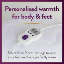 Slumberdown Perfectly Warm Luxury Electric Blanket - Single -Home Furnishing Store 9564516 R Z004A