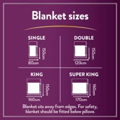 Slumberdown Perfectly Warm Luxury Electric Blanket - Single -Home Furnishing Store 9564516 R Z010A