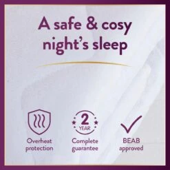 Slumberdown Perfectly Warm Luxury Electric Blanket - Single -Home Furnishing Store 9564516 R Z012A