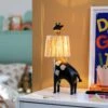 Habitat Kids Giraffe Rattan Table Lamp - Black