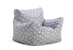 Habitat Kids Funzee Grey Stars Bean Bag -Home Furnishing Store 9571815 R Z003A