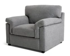 Habitat Florence Fabric Armchair - Grey 12 Habitat Florence Fabric Armchair - Grey -Home Furnishing Store 9574654 R Z002A