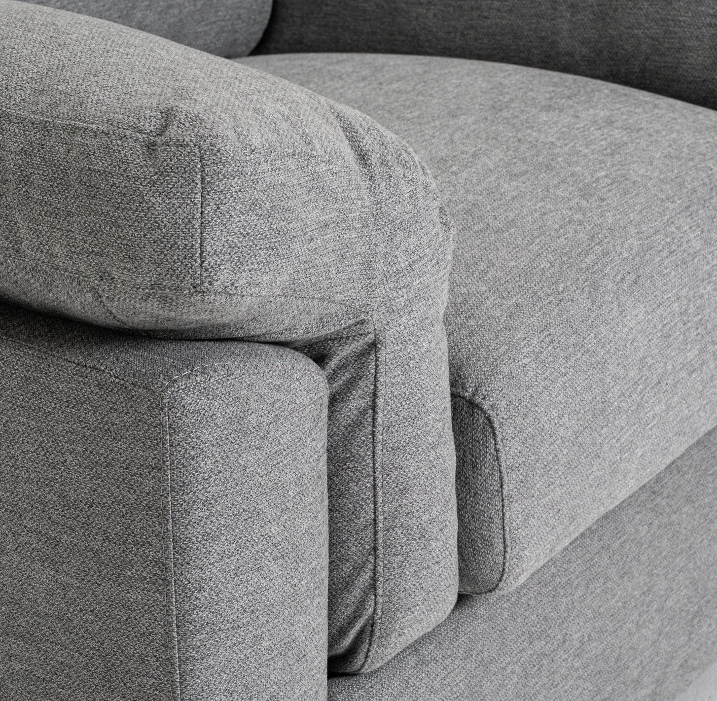 Habitat Florence Fabric Armchair - Grey 8 Habitat Florence Fabric Armchair - Grey - Image 8