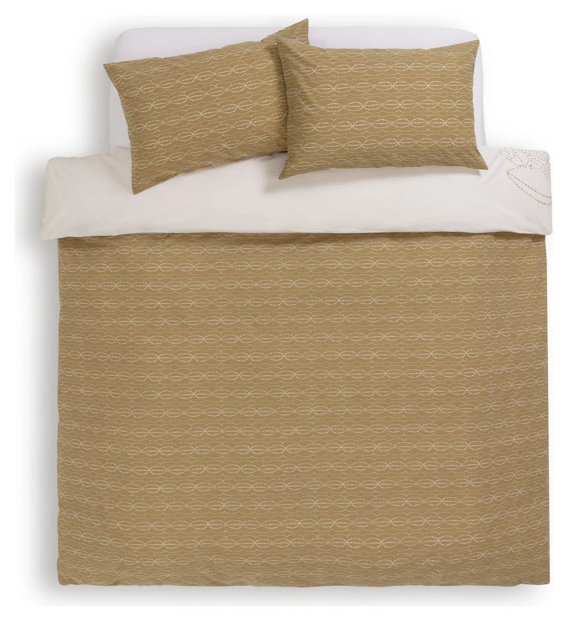 Habitat Cotton Floral Dobby Brown Bedding Set - Single 5 Habitat Cotton Floral Dobby Brown Bedding Set - Single - Image 5