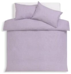 Habitat Reset Cotton Textured Print Lilac Bedding Set-Single -Home Furnishing Store 9575354 R Z003A
