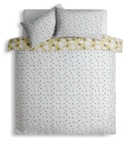 Habitat Scandi Floral Yellow & White Bedding Set - Single -Home Furnishing Store 9584455 R Z004A