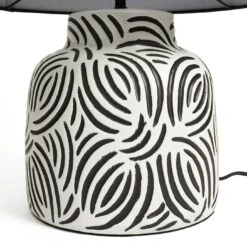 Habitat Lynx Brush Stroke Ceramic Table Lamp - Black & White 11 Habitat Lynx Brush Stroke Ceramic Table Lamp - Black & White -Home Furnishing Store 9585289 R Z003A