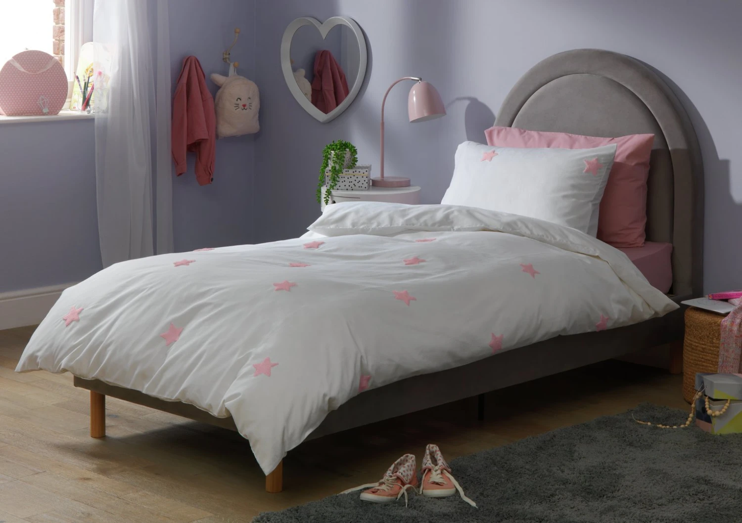 Habitat Tufted Star Pink Kids Bedding Set - Single 5 Habitat Tufted Star Pink Kids Bedding Set - Single - Image 5