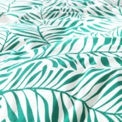 Habitat Abstract Green Leaf & White Bedding Set - Single -Home Furnishing Store 9593226 R Z004C