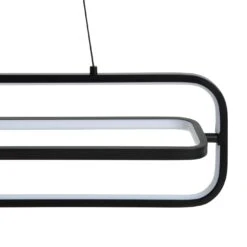 Habitat Metal LED Bar Pendant Light - Black 9 Habitat Metal LED Bar Pendant Light - Black -Home Furnishing Store 9597428 R Z002A