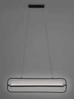 Habitat Metal LED Bar Pendant Light - Black 11 Habitat Metal LED Bar Pendant Light - Black -Home Furnishing Store 9597428 R Z002C