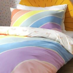 New Products 21 Habitat Kids Rainbow Panel Multicolour Bedding Set - Toddler