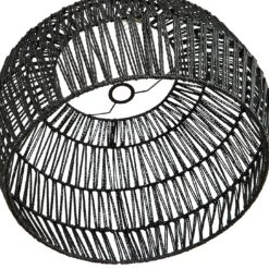 Habitat Neda Rope 55cm Shade - Black -Home Furnishing Store 9604359 R Z003A