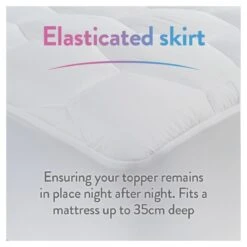 Slumberdown Climate Comfort Mattress Topper - Single -Home Furnishing Store 9605602 R Z008A