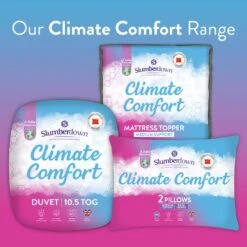 Slumberdown Climate Comfort Mattress Topper - Single -Home Furnishing Store 9605602 R Z014A