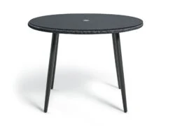 Habitat Malta 4 Seater Rattan Effect Patio Set - Black -Home Furnishing Store 9609127 R Z002A