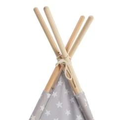 Habitat Kids Grey Stars Teepee Tent -Home Furnishing Store 9611005 R Z003A