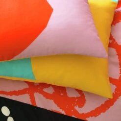 Habitat Panel Print Multicolour Bedding Set - Single -Home Furnishing Store 9613656 R Z003A